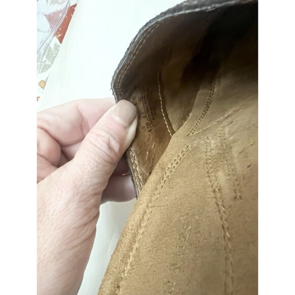 Naturalizer Suede Leather Heeled Slip On Mules Clogs Size 8.5 Brown Shoes - Picture 8 of 8